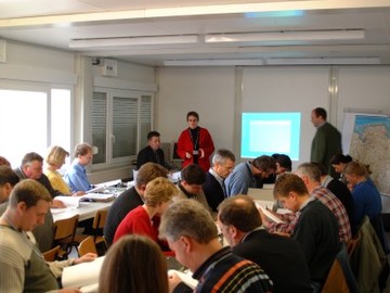 Briefing im MBZ